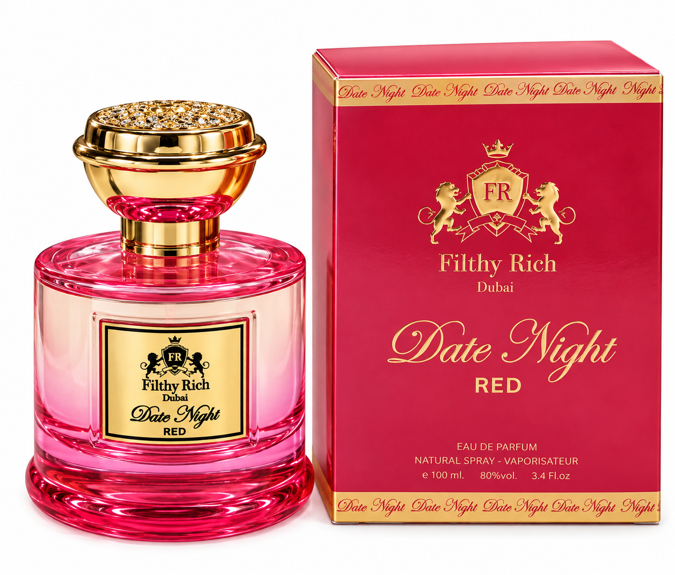 Filthy Rich Date Night Red EDP 3.4oz - thumbnail 2